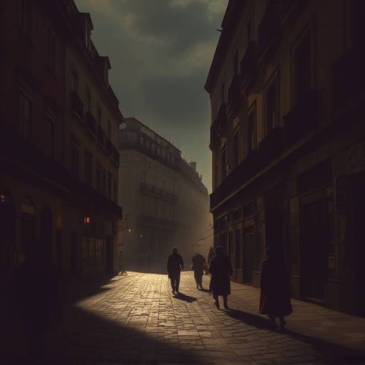 Imagen del programa 'Sombras del Ayer', un drama histórico ambientado en Madrid.